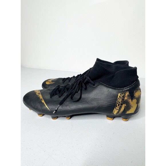 Nike Mercurial Superfly 6 FG Men’s Soccer Cleats Black Gold Size 10 - Picture 7 of 7